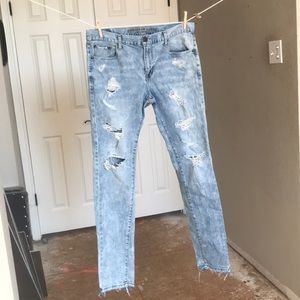 American Eagle Ripped Jeans 36x36